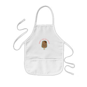 Tablier Enfant Le bonbon à Kawaii aiment le tablier de crème