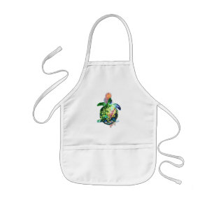 Tablier Enfant Le doigt de couleur cosmique