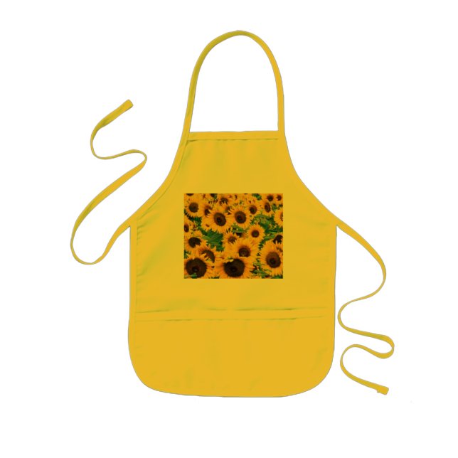 Tablier Enfant Le tablier de l'enfant - tournesols (Devant)