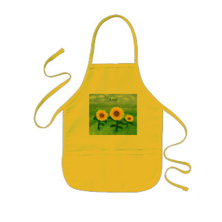 Tablier Enfant Le tablier des enfants de tournesols de danse