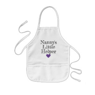 Tablier Enfant Les petits-enfants aidants de Nanny