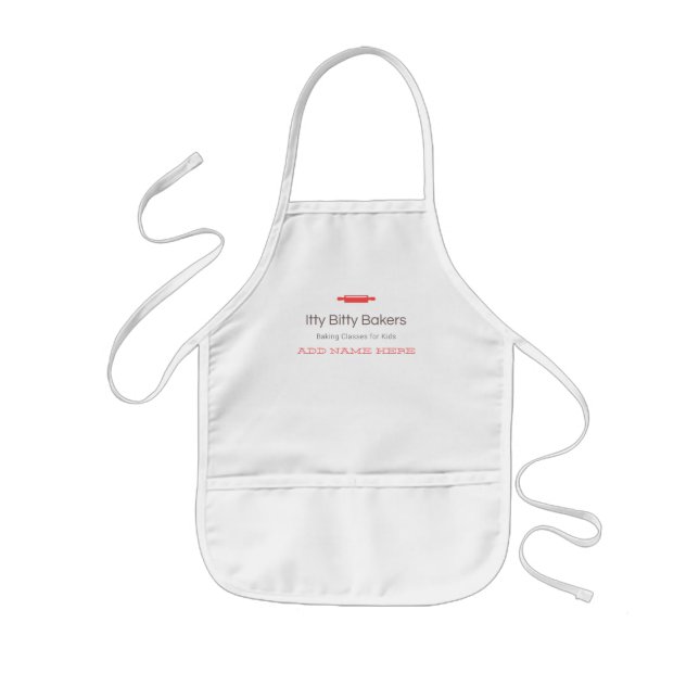Tablier Enfant Little Kids Apron (avec nom) (Devant)