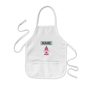 Tablier Enfant Logo personnalisé simple et élégant ici société t
