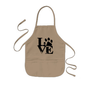 Tablier Enfant love-dogs-paw-print-animal-animal-animal