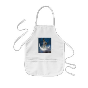Tablier Enfant Luna Goddess at Night Scattering Stars