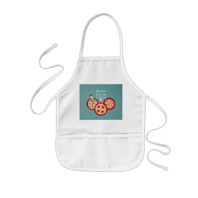 Tablier Enfant Ma tante m'aime (Devant)