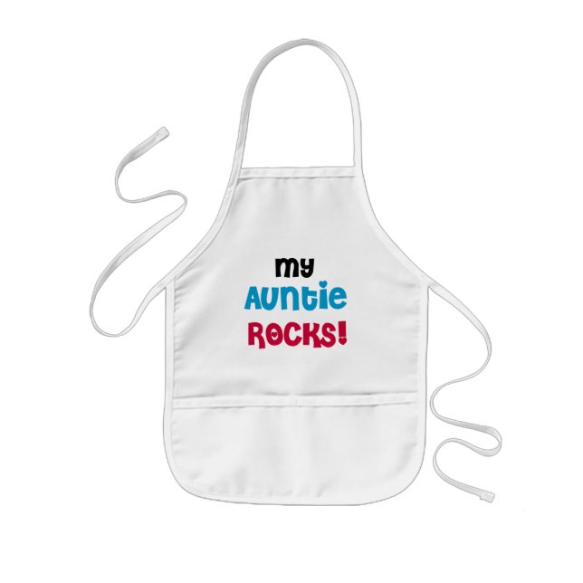Tablier Enfant Ma tante Rocks Tshirts et cadeaux (Devant)