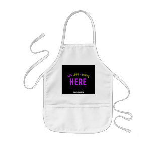 TABLIER ENFANT MARQUE BLANCHE MODERNE ET PERSONNALISABLE VÉRIFIÉE
