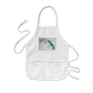 Tablier Enfant Masterlure Vert joint anguille Vintage Lure Apron