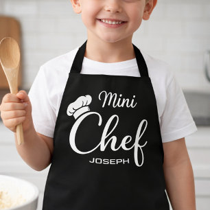 Tablier Enfant Mini Chef Nom Personnalisé