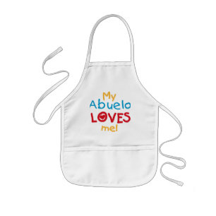 Tablier Enfant Mon Abuelo m'aime des T-shirts et des cadeaux