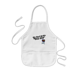 Tablier Enfant Mon papa grille mieux que votre papa