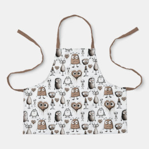 Tablier enfant Monstre Marron