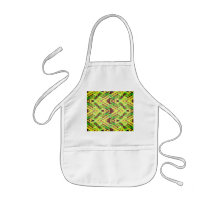 Motif vert et marron