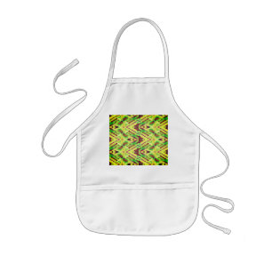 Tablier Enfant Motif vert et marron