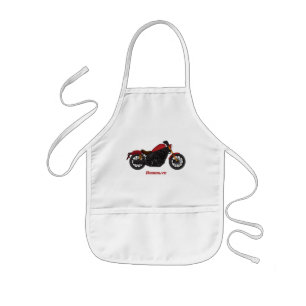Tablier Enfant moto de style croiseur cool