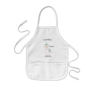 Tablier Enfant No Prob-Llama 🦙 I'm A Unicorn 🦄