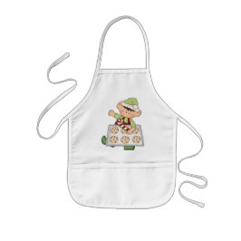 Tablier Enfant Noël Vacances Cuisine Elf enfants tablier