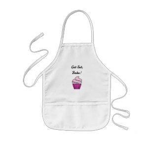 Tablier Enfant Obtenez set bake rose cupcake