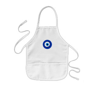 Tablier Enfant oeil diabolique ancien symbole antiquité talisman 