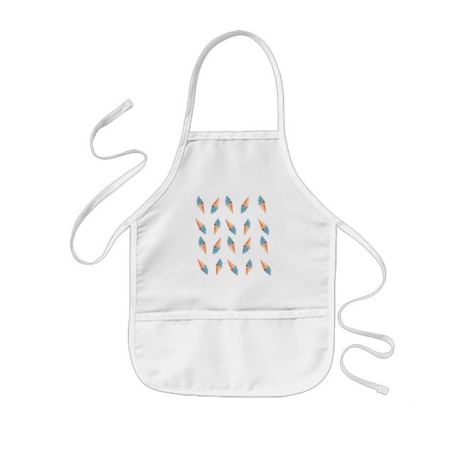 Tablier Enfant Origami Crèmes glacées cône Apron pour enfants (Devant)