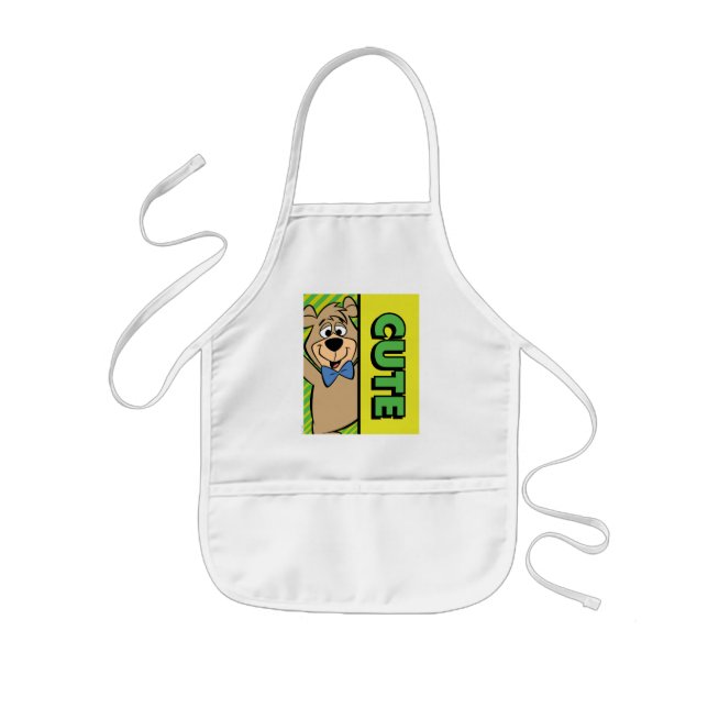 Tablier Enfant Ours Boo-Boo mignon (Devant)
