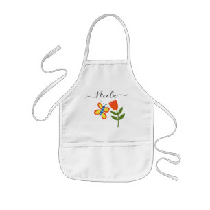 Tablier Enfant Parc pour enfants avec poches - Nom personnalisé N