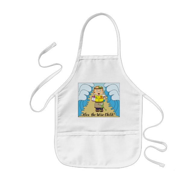 Tablier Enfant Passover "L'Enfant Sage" Apron pour enfants (Devant)