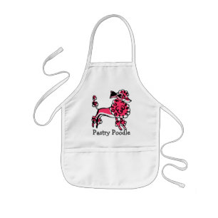 Tablier Enfant Pâtisserie rose des années 50