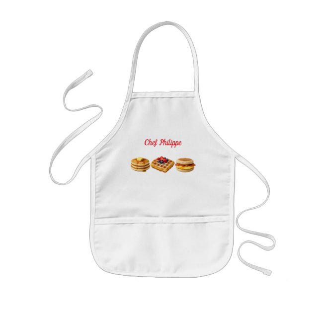 Tablier Enfant Personalized kid apron, custom name kid apron (Devant)