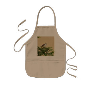 Tablier Enfant Photographie d'oiseau moineau