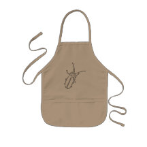 Plan de contour Éclair Bug Insect Aprons