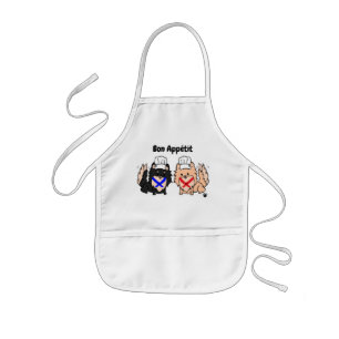 Tablier Enfant Pom Chefs Bon Appétit Apron