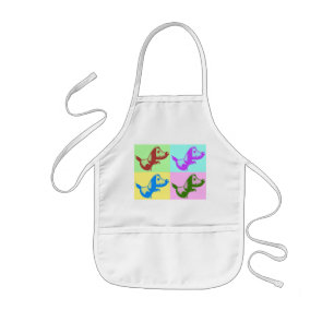 Tablier Enfant Pop Art Dessin Dog Apron