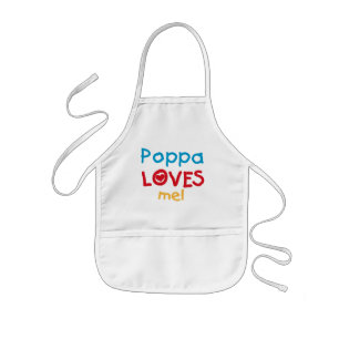 Tablier Enfant Poppa m'aime T-shirts et cadeaux