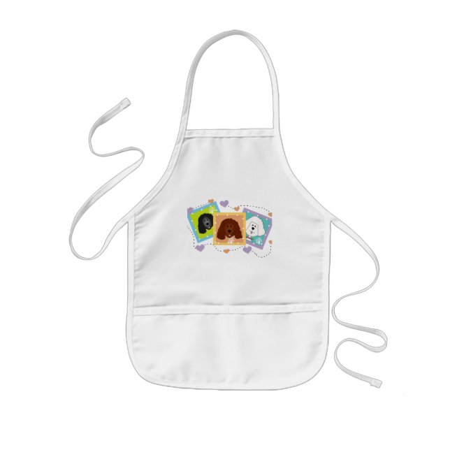 Tablier Enfant Portraits de chiens T-shirts et cadeaux (Devant)