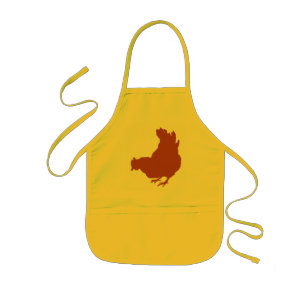 Tablier Enfant Poule [poulet, agriculteur, oeufs organiques]