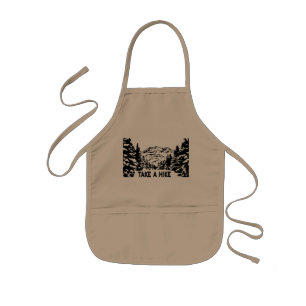 Tablier Enfant Prenez une citation Hippique paysage montagnard mo