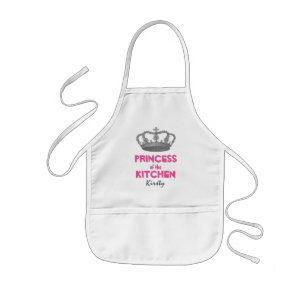 Tablier Enfant Princesse drôle du nom fait sur commande A7 de