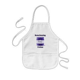Tablier Enfant Purple Jelly Jar Home Canning Trainee avec nom