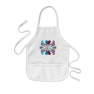Tablier Enfant Rainbow Heart et Lily