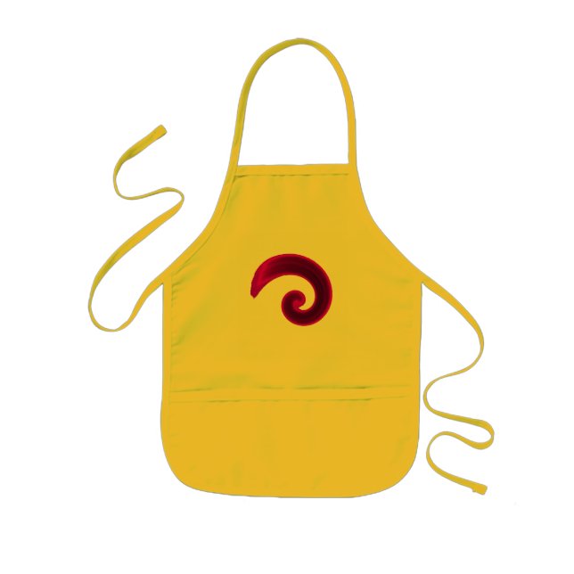 Tablier Enfant Remous pourpre (Devant)