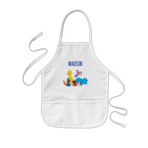 Tablier Enfant Rue Sésame Coloré Sesame Street Pals