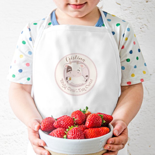 Tablier Enfant Sainte vache...Je suis mignonne Apron (Créateur téléchargé)