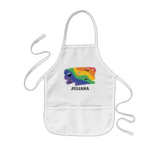 Tablier Enfant Sesame Street Pals Rainbow