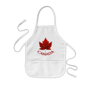 Tablier Enfant Souvenir du Canada Apron Souvenir de la feuille d'