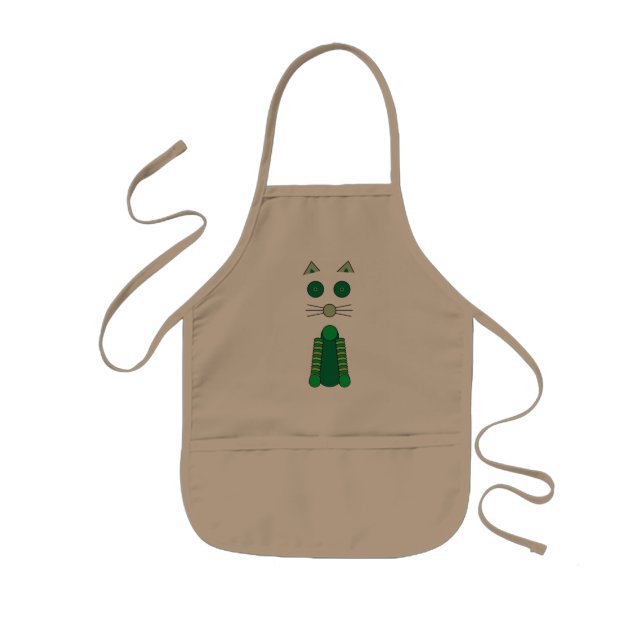 Tablier Enfant T-shirt irlandais CAT (Devant)