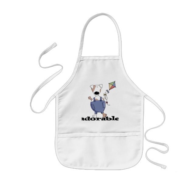 Tablier Enfant T-shirts et cadeaux adorables pour chiens (Devant)