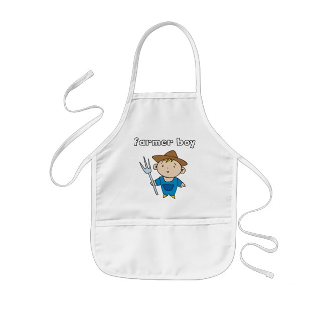 Tablier Enfant T-shirts et cadeaux de garçon d'agriculteur (Devant)