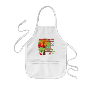 Tablier Enfant T-shirts et cadeaux Owl 2nd Birthday